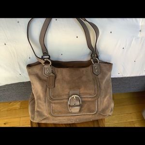 Coach Small Suede Bag